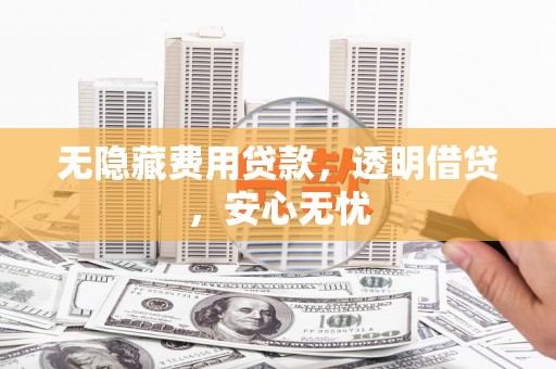 龙游无隐藏费用贷款，透明借贷，安心无忧