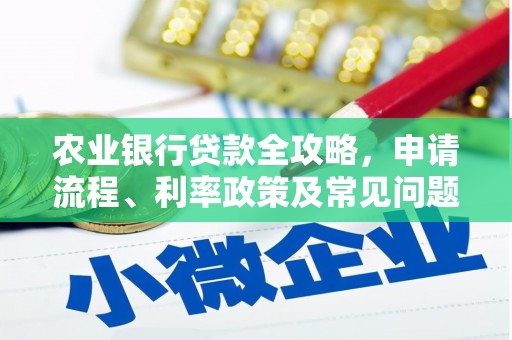 龙游农业银行贷款全攻略，申请流程、利率政策及常见问题解析