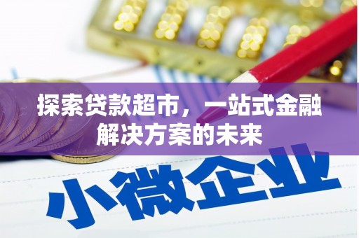 龙游探索贷款超市，一站式金融解决方案的未来