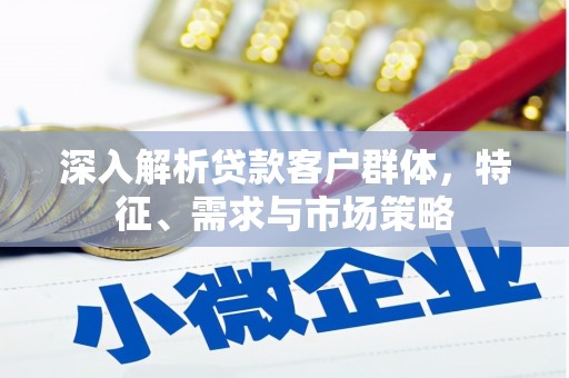龙游深入解析贷款客户群体，特征、需求与市场策略