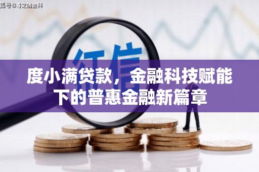龙游度小满贷款，金融科技赋能下的普惠金融新篇章