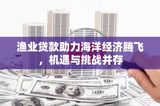 龙游渔业贷款助力海洋经济腾飞，机遇与挑战并存