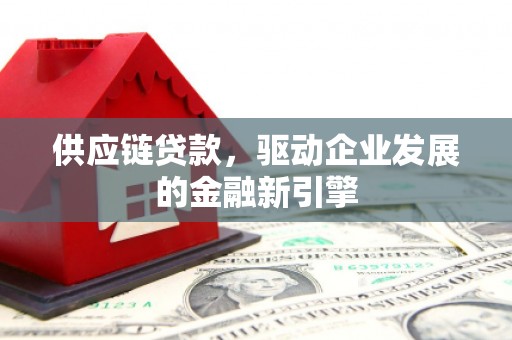 龙游供应链贷款，驱动企业发展的金融新引擎