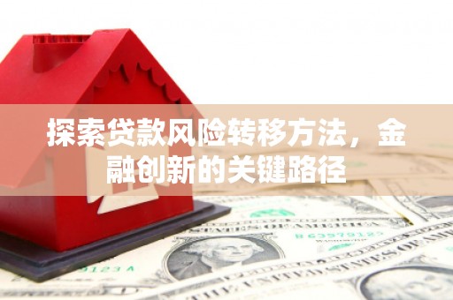 龙游探索贷款风险转移方法，金融创新的关键路径