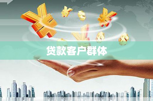 龙游贷款客户群体