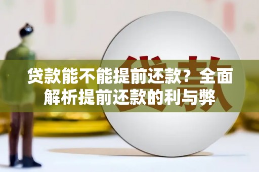 龙游贷款能不能提前还款？全面解析提前还款的利与弊