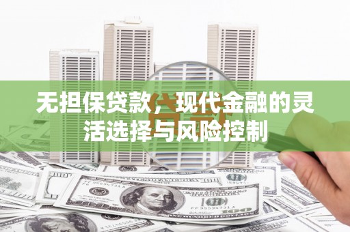 龙游无担保贷款，现代金融的灵活选择与风险控制