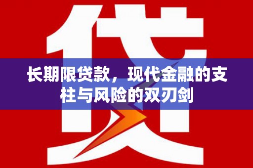 龙游长期限贷款，现代金融的支柱与风险的双刃剑