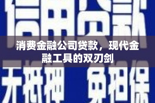 龙游消费金融公司贷款，现代金融工具的双刃剑