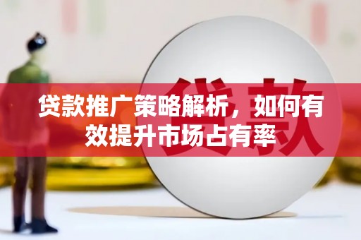 龙游贷款推广策略解析，如何有效提升市场占有率
