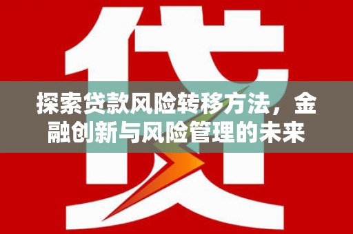 龙游探索贷款风险转移方法，金融创新与风险管理的未来