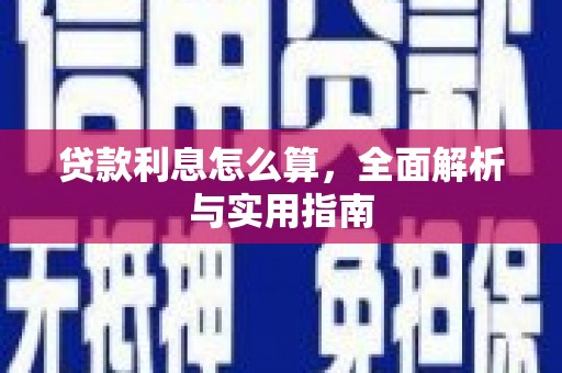 龙游贷款利息怎么算，全面解析与实用指南