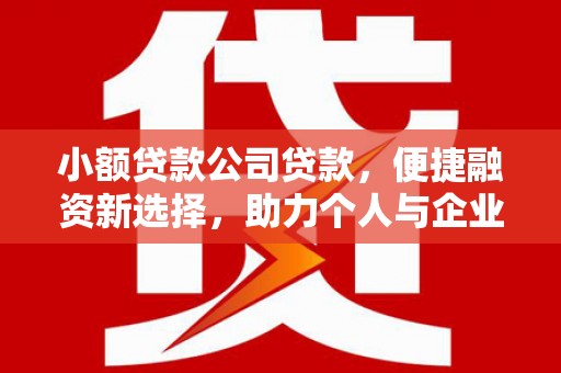龙游小额贷款公司贷款，便捷融资新选择，助力个人与企业成长