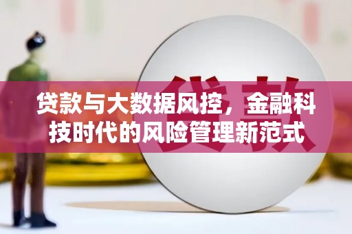 龙游贷款与大数据风控，金融科技时代的风险管理新范式
