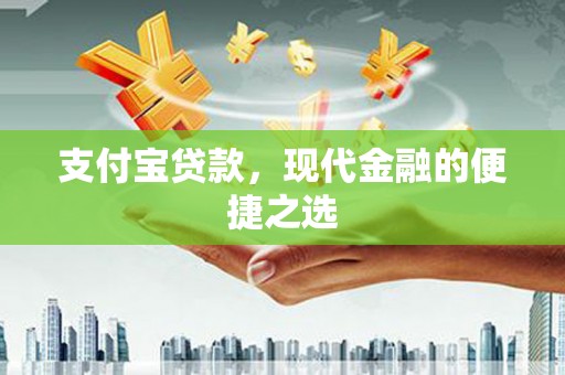 龙游支付宝贷款，现代金融的便捷之选