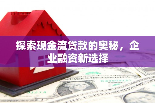 龙游探索现金流贷款的奥秘，企业融资新选择