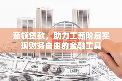 龙游蓝领贷款，助力工薪阶层实现财务自由的金融工具