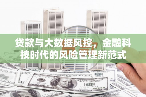 龙游贷款与大数据风控，金融科技时代的风险管理新范式