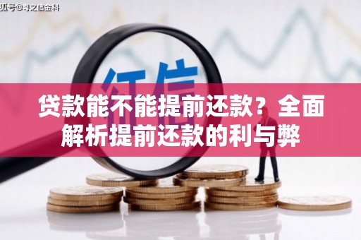 龙游贷款能不能提前还款？全面解析提前还款的利与弊