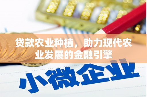 龙游贷款农业种植，助力现代农业发展的金融引擎