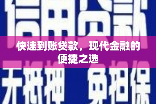 龙游快速到账贷款，现代金融的便捷之选