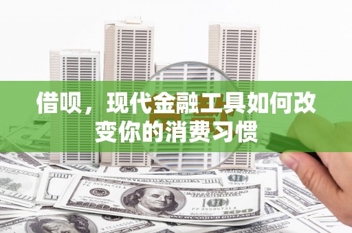 龙游借呗，现代金融工具如何改变你的消费习惯