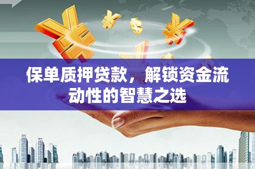 龙游保单质押贷款，解锁资金流动性的智慧之选