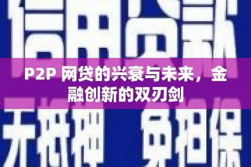 龙游P2P 网贷的兴衰与未来，金融创新的双刃剑