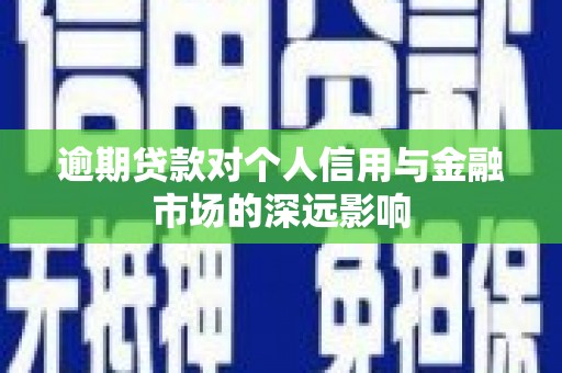 龙游逾期贷款对个人信用与金融市场的深远影响