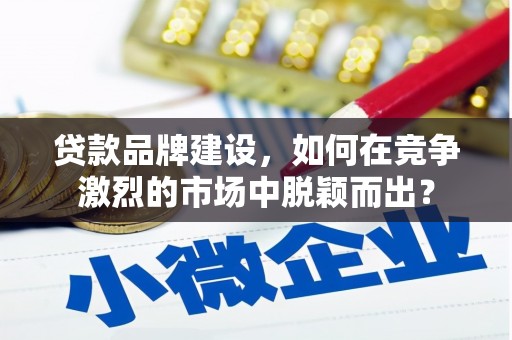 龙游贷款品牌建设，如何在竞争激烈的市场中脱颖而出？