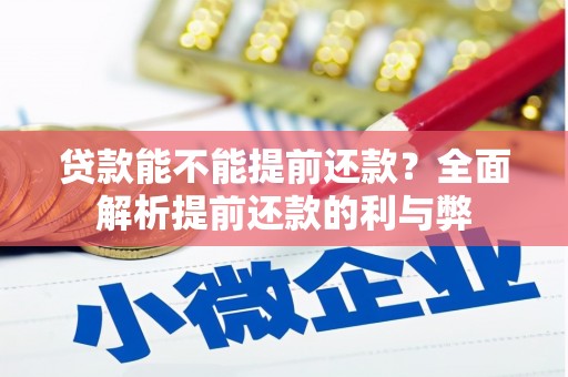 龙游贷款能不能提前还款？全面解析提前还款的利与弊