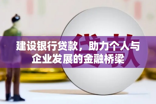 龙游建设银行贷款，助力个人与企业发展的金融桥梁