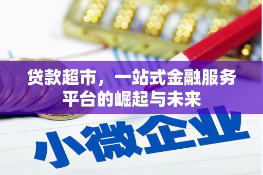 龙游贷款超市，一站式金融服务平台的崛起与未来