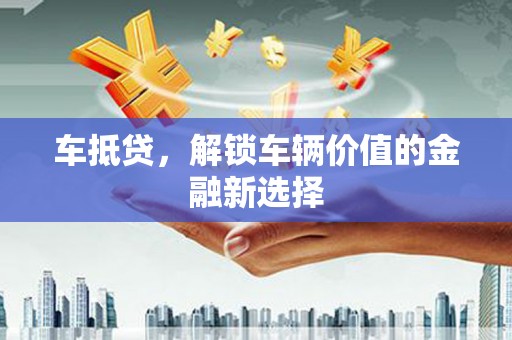 龙游车抵贷，解锁车辆价值的金融新选择