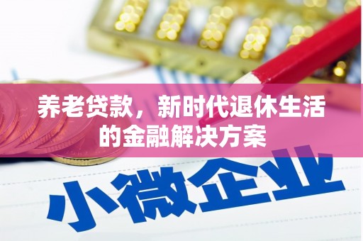 龙游养老贷款，新时代退休生活的金融解决方案