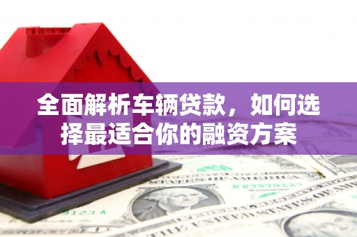 龙游全面解析车辆贷款，如何选择最适合你的融资方案