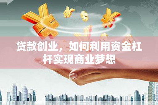 龙游贷款创业，如何利用资金杠杆实现商业梦想