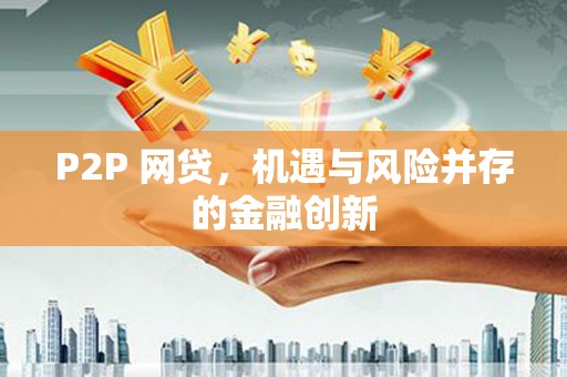 龙游P2P 网贷，机遇与风险并存的金融创新
