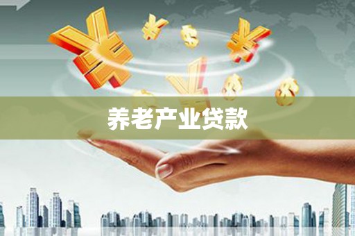 龙游养老产业贷款