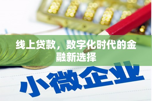 龙游线上贷款，数字化时代的金融新选择
