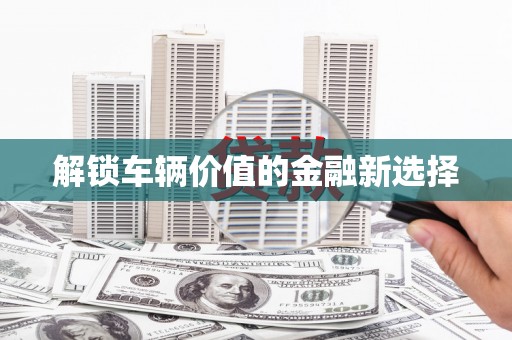 龙游解锁车辆价值的金融新选择