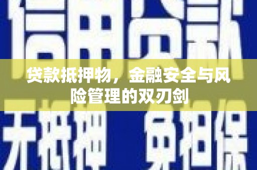 龙游贷款抵押物，金融安全与风险管理的双刃剑