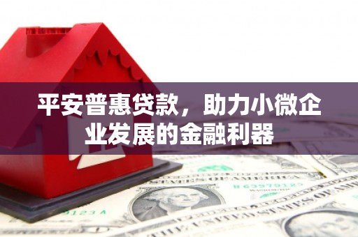 龙游平安普惠贷款，助力小微企业发展的金融利器