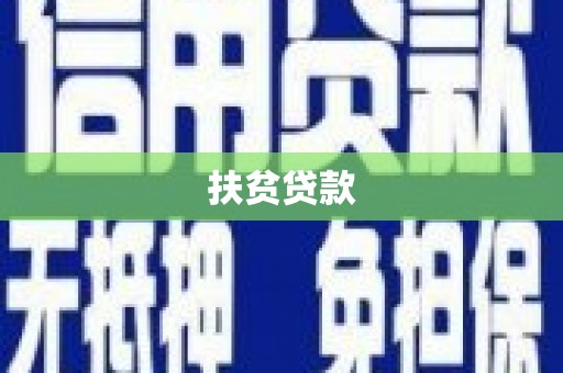龙游扶贫贷款