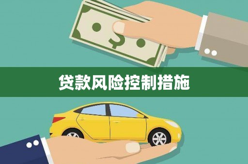 龙游贷款风险控制措施