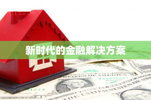 龙游新时代的金融解决方案